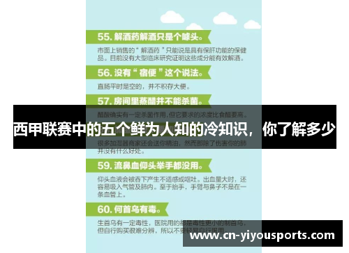 西甲联赛中的五个鲜为人知的冷知识，你了解多少